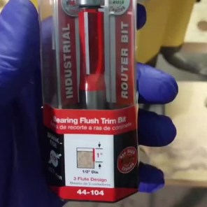 Bearing Flush Trim Bit